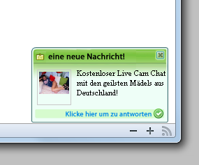 IM-Popup-Werbung von TLDadserv